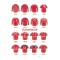 Nottingham Forest FC Retro Art Football Shirts T-Shirt
